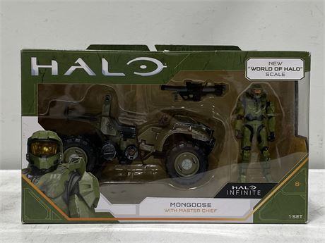 NEW HALO INFINITE MONGOOSE WITH MASTER CHIEF SET