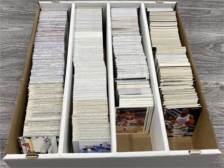 BOX OF MISC. NHL/NBA CARDS (Majority NHL)