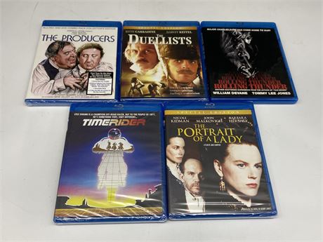 5 SHOUT FACTORY BLU RAYS (4 Sealed)