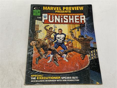 MARVEL PREVIEW THE PUNISHER #2 COMIC MAG