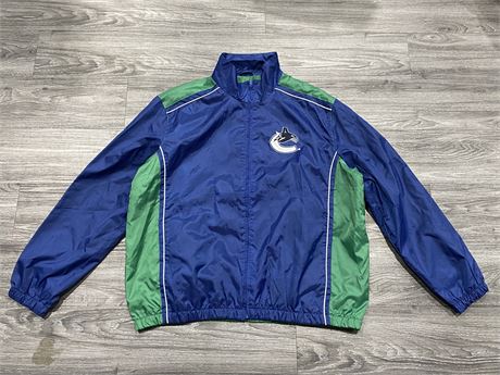 VANCOUVER CANUCKS WINDBREAKER - SIZE 2XL (EXCELLENT CONDITION)