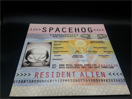 SPACEHOG  - LIMITED EDITION MARBLED DISCS (E) EXCELLENT CONDITION - VINYL