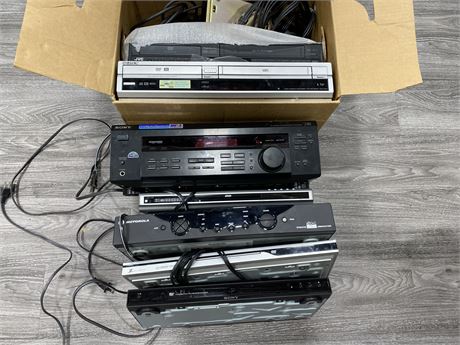 LOT OF DVD PLAYERS & MISC. ELECTRONICS (as is)