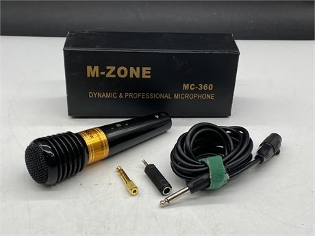 M-ZONE MC-360 DYNAMIC PROFESSIONAL MICROPHONE