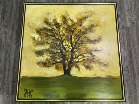 AUTUMN TREE PAINTING PICTURE