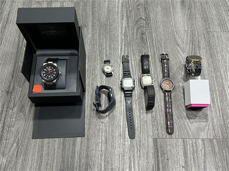 7 MEN’S WATCHES - AS IS