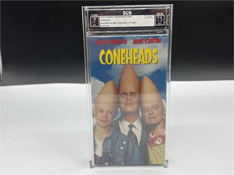 IGS GRADE 7 SEALED VHS - CONEHEADS