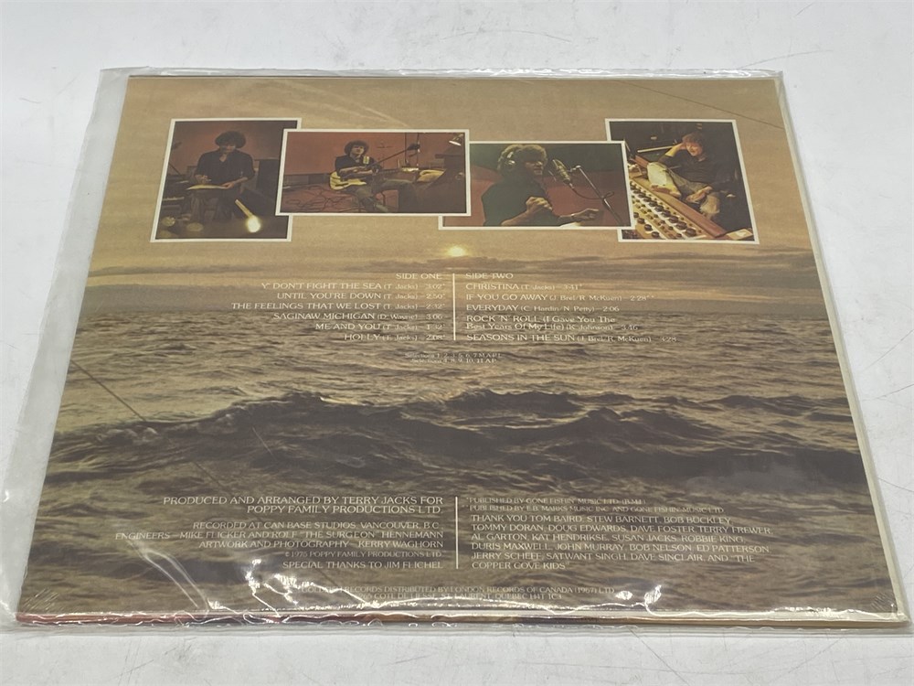 Urban Auctions - SEALED ORIGINAL 1975 TERRY JACKS - Y’ DON’T FIGHT THE SEA