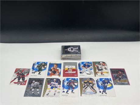 65 NHL ROOKIE CARDS