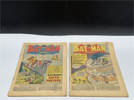 2 COVERLESS 1960’s COMICS - ONE IS #130