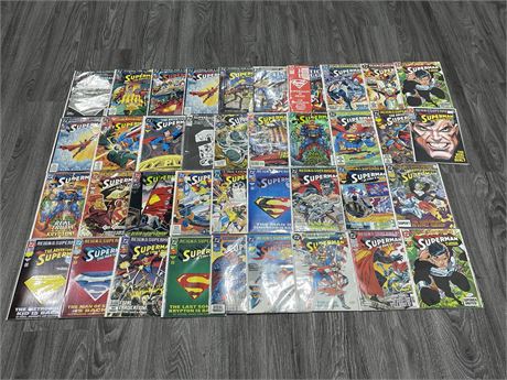 38 SUPERMAN COMICS