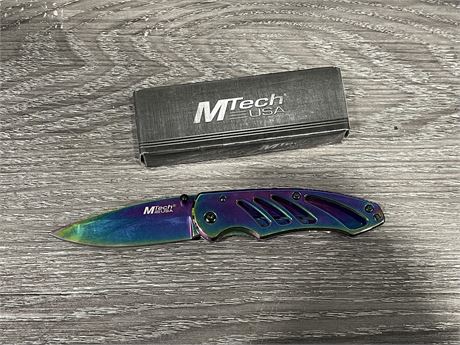 NEW M-TECH USA FOLDING KNIFE - 6” LONG