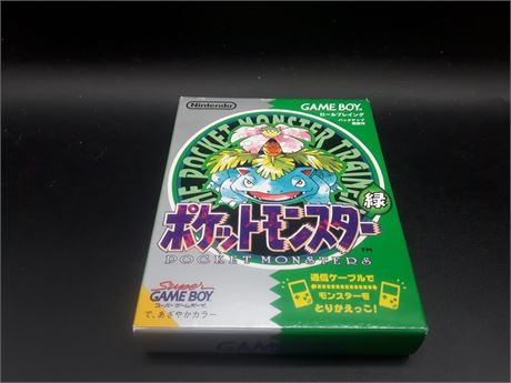 POCKET MONSTERS (JAPAN) - CIB - EXCELLENT CONDITION - GAMEBOY