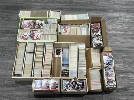 LARGE LOT OF MISC MOSTLY 90’s / SOME CURRENT NHL CARDS