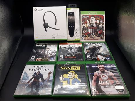 COLLECTION OF XBOX ONE GAMES