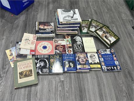 LARGE LOT OF MISC BOOKS - MANY HARDCOVER