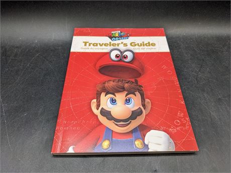 SUPER MARIO ODYSSEY - TRAVELLERS GUIDE - VERY GOOD CONDITION