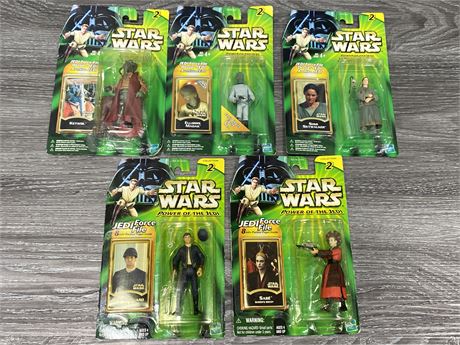 5 UNOPENED STAR WARS COLLECTABLES