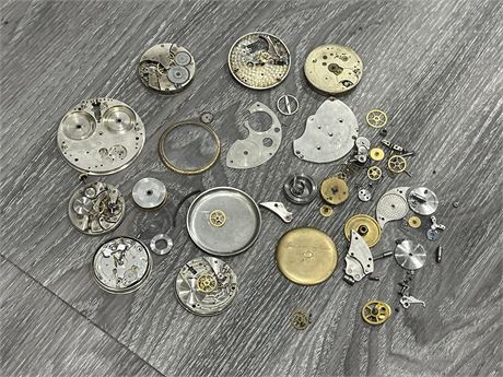 ASSORTED WATCH PARTS