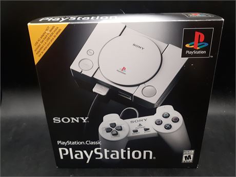 PLAYSTATION ONE CLASSIC CONSOLE - CIB - MINT CONDITION