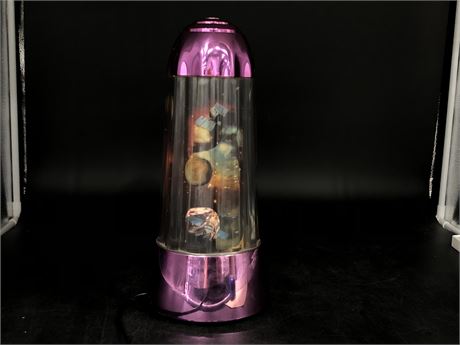 PINK SPACE LAMP 15” (NEEDS BULB)
