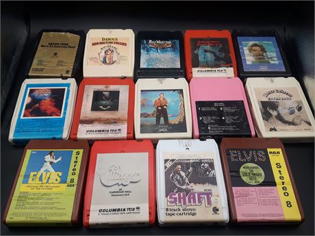 LARGE COLLECTION OF 8 TRACK TAPES