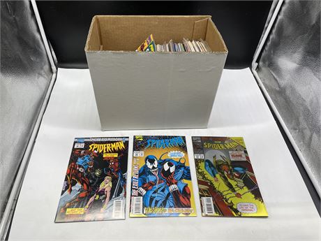 SHORT BOX OF SPIDER-MAN COMICS