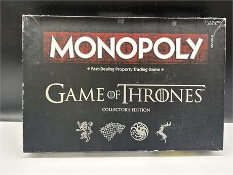 GAME OF THRONES MONOPOLY-COLLECTORS EDITION