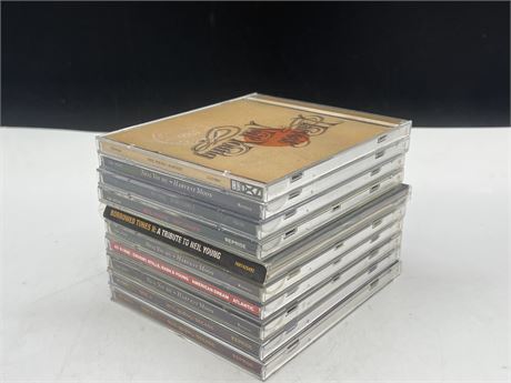 10 NEIL YOUNG CDS - EXCELLENT COND.
