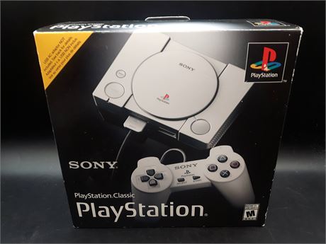 PLAYSTATION CLASSIC CONSOLE - CIB - EXCELLENT CONDITION