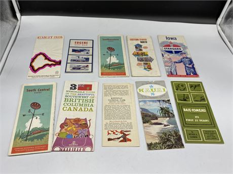 10 VINTAGE OIL COMPANY / OTHER ROAD MAPS