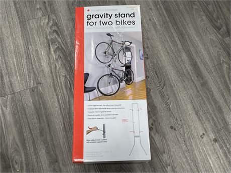 IN BOX THE ART OF STORAGE GRAVITY STAND FOR 2 BIKES