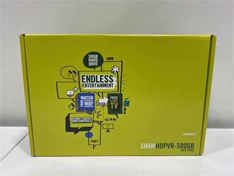 (NEW) SHAW HDPVR MACHINE - 500GB