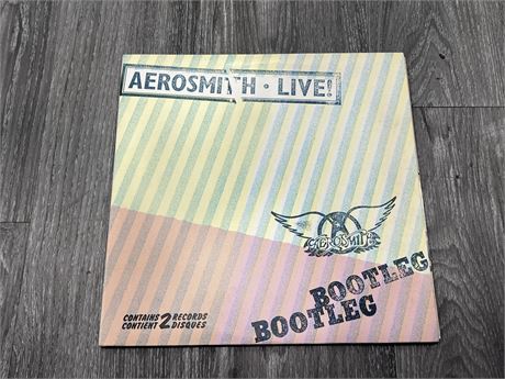 AEROSMITH LIVE - 2LP - EXCELLENT (E)