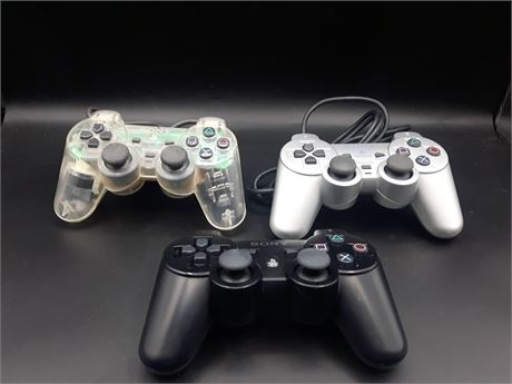 PS2 / PS3 CONTROLLERS (NEED REPAIRS - AS IS)