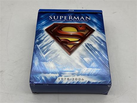 SUPERMAN 1978-2006 MOTION PICTURE ANTHOLOGY BLU RAY BOX SET (8 discs)