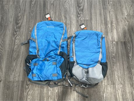 2 BRAND NEW KING CAMP ANDROS 35 + 60 BACK PACKS