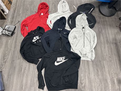 NIKE HOODIE LOT - ASSORTED SIZES