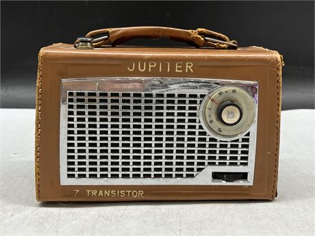 JUPTER TRANSISTOR RADIO 7X5”
