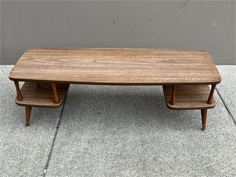 MCM 2 TIER COFFEE TABLE (48” wide)