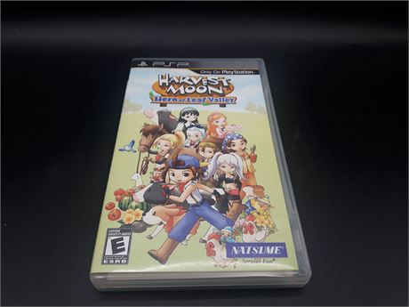 HARVEST MOON HERO OF LEAF VALLEY - CIB - EXCELLENT CONDITION - PSP