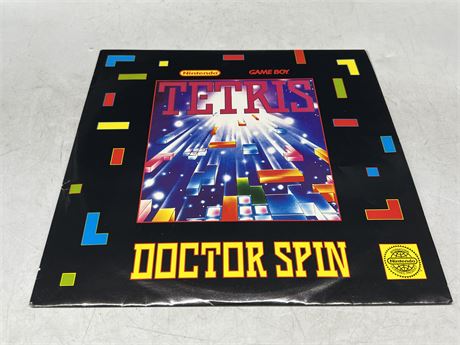NINTENDO GAMEBOY TETRIS DOCTOR SPIN RECORD - RECORD IS PLAYABLE / HAS SCRATCHES