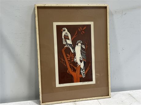 SIGNED / NUMBERED PRINT BY ERNEST GUERRERO (25”x33”)