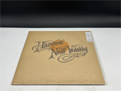 NEIL YOUNG - ORIGINAL 1972 US PRESS - W/ POSTER, TEXTURE COVER & GATEFOLD - VG+