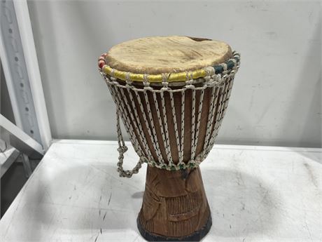 HANDMADE DRUM - FOR DECORATION (15” tall)