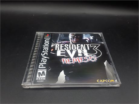 RESIDENT EVIL 3 NEMESIS - EXCELLENT CONDITION - CIB - PLAYSTATION ONE