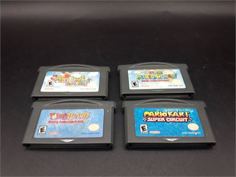 COLLECTION OF GAMEBOY ADVANCE GAMES