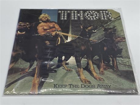 THOR - KEEP THE DOGS AWAY W/OG INNER SLEEVE & POSTER - EXCELLENT (E)