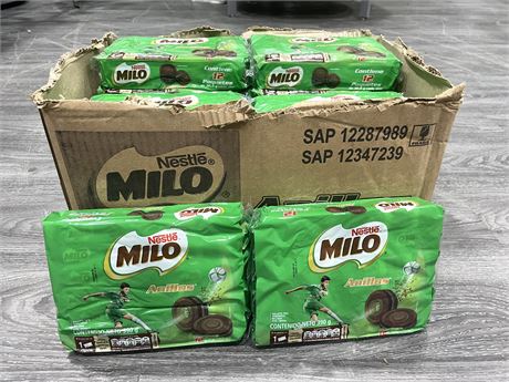 24 PACKAGES OF NESTLE MILO COOKIES