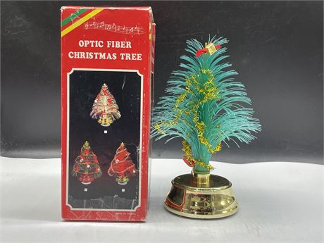 VINTAGE OPTIC FIBER CHRISTMAS TREE